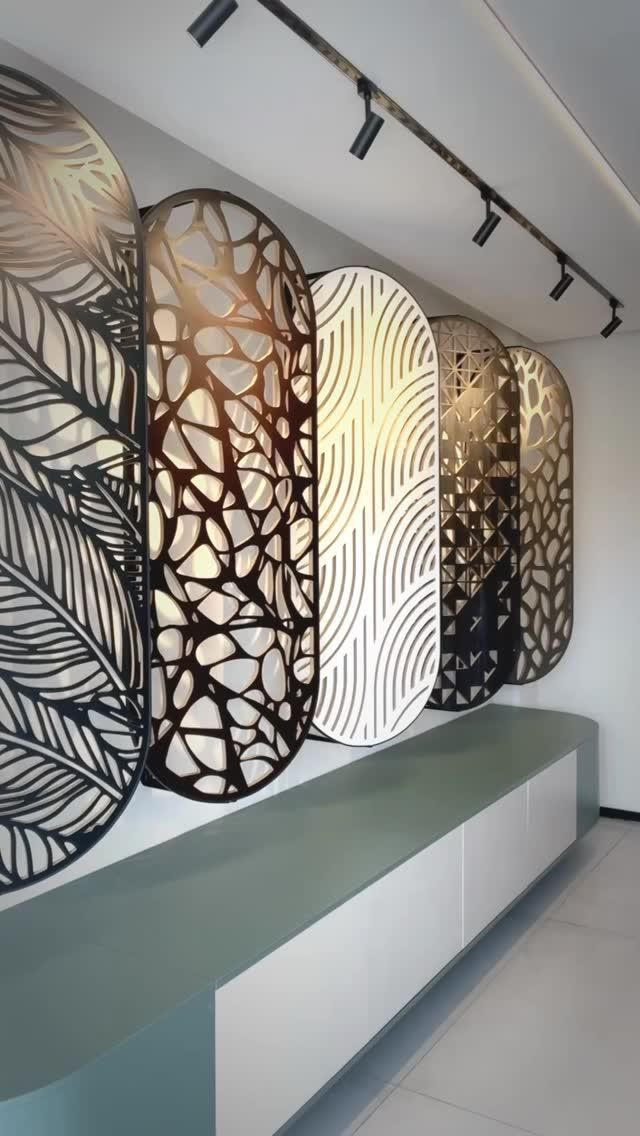 Panel ornamen metal laser cutting artistik custom